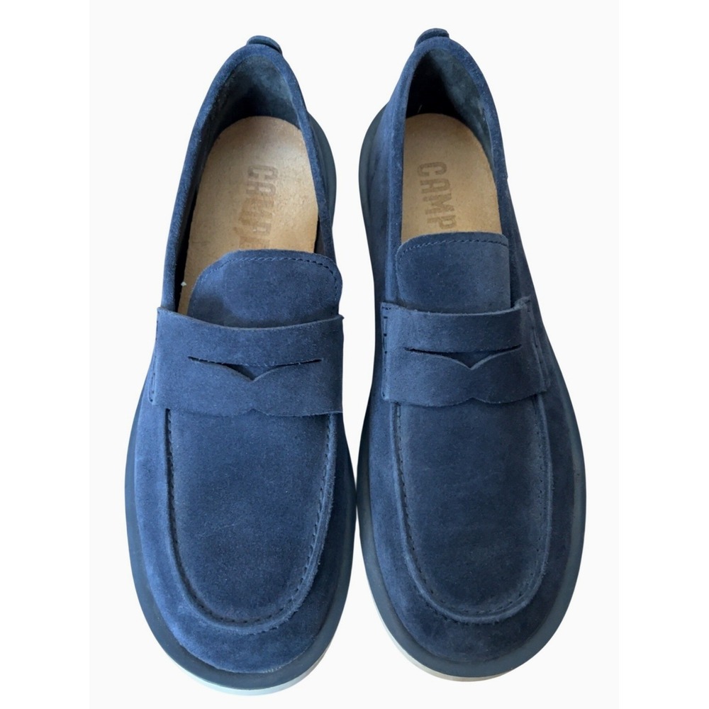 CAMPER Wagon suede penny loafers | SZ: 44 EU 10-10.5 US